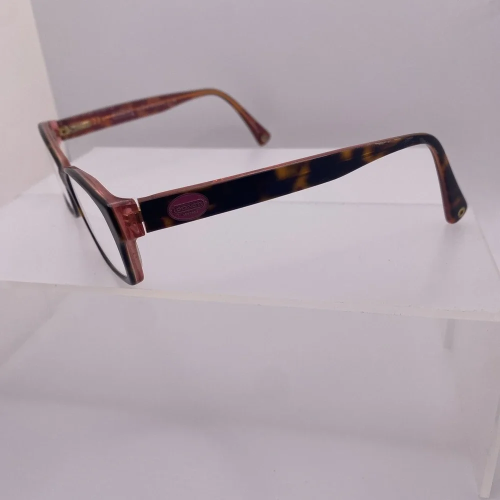 Coach Eyeglasses Women FRAME ONLY HC6040 Brooklyn 52-16-135 Tortoise Pink 005